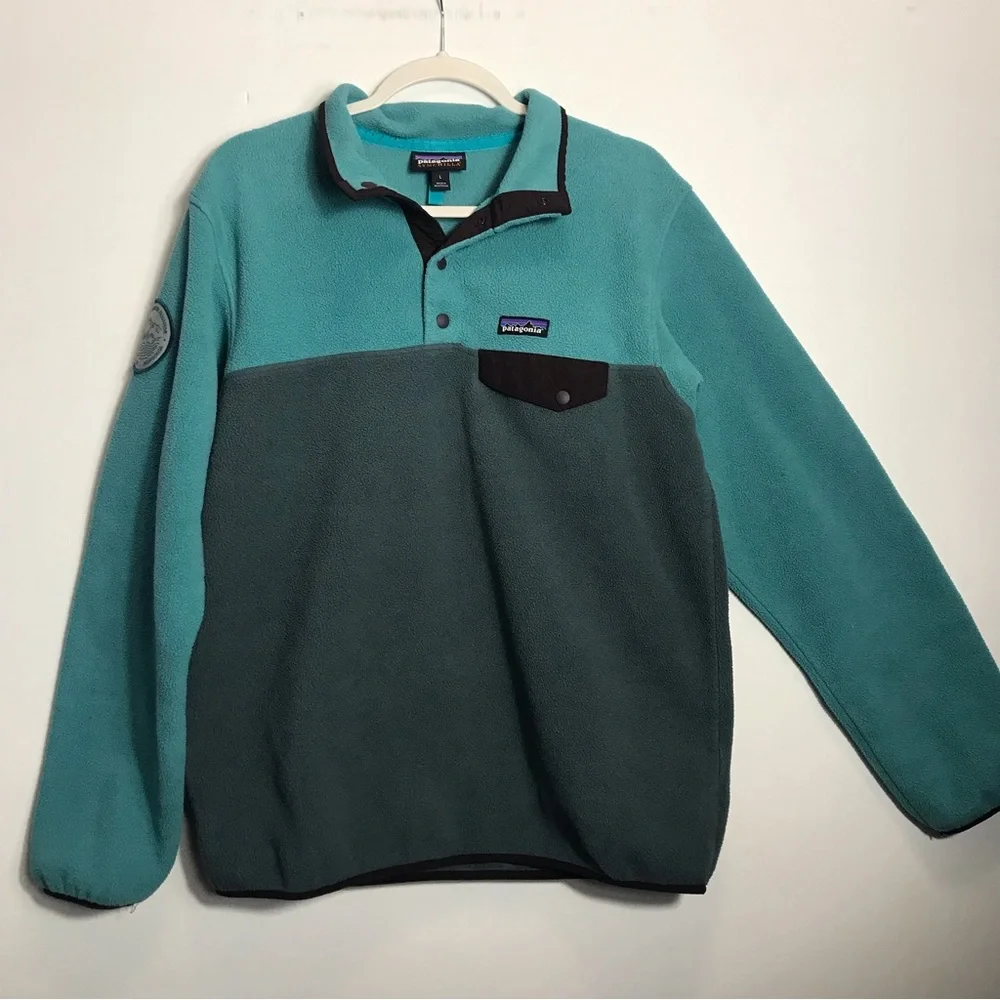 Patagonia Lightweight Synchilla Snap-T Conservation Alliance Fleece Pullover - Picture 2 of 8